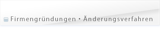 Firmengründungen・änderungsverfahren